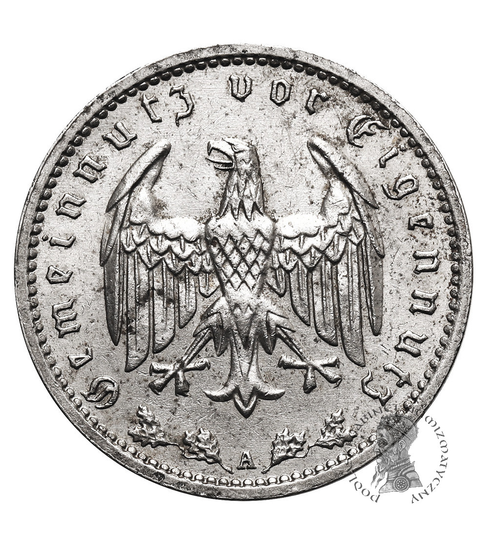 Germany, Third Reich (1933–1945). 1 Mark (1 Reichsmark) 1939 A, Berlin