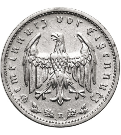 Germany, Third Reich (1933–1945). 1 Mark (1 Reichsmark) 1934 D, Munich