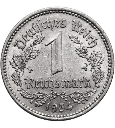 Germany, Third Reich (1933–1945). 1 Mark (1 Reichsmark) 1934 A, Berlin