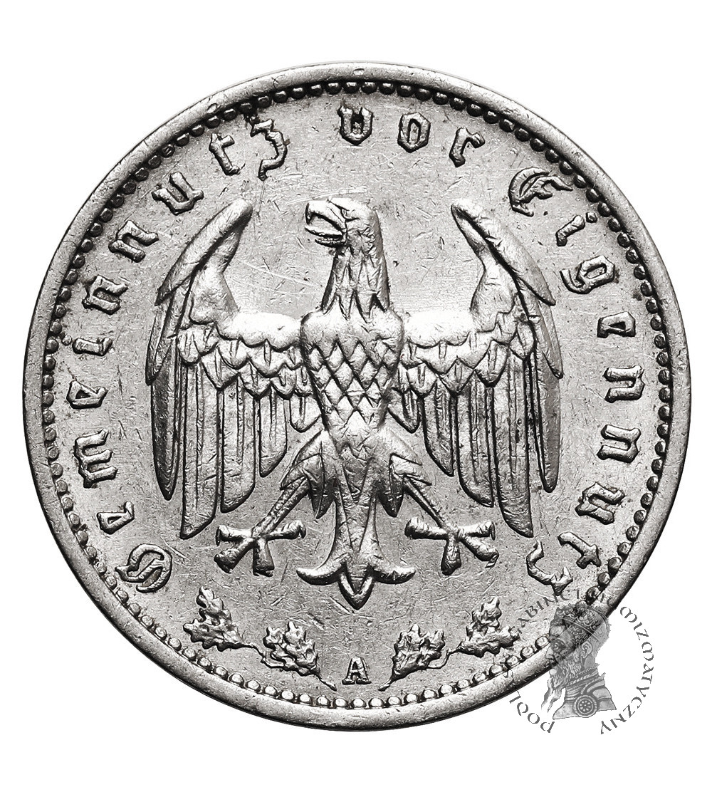 Niemcy, III Rzesza (1933-1945). 1 marka (1 Reichsmark) 1937 A, Berlin