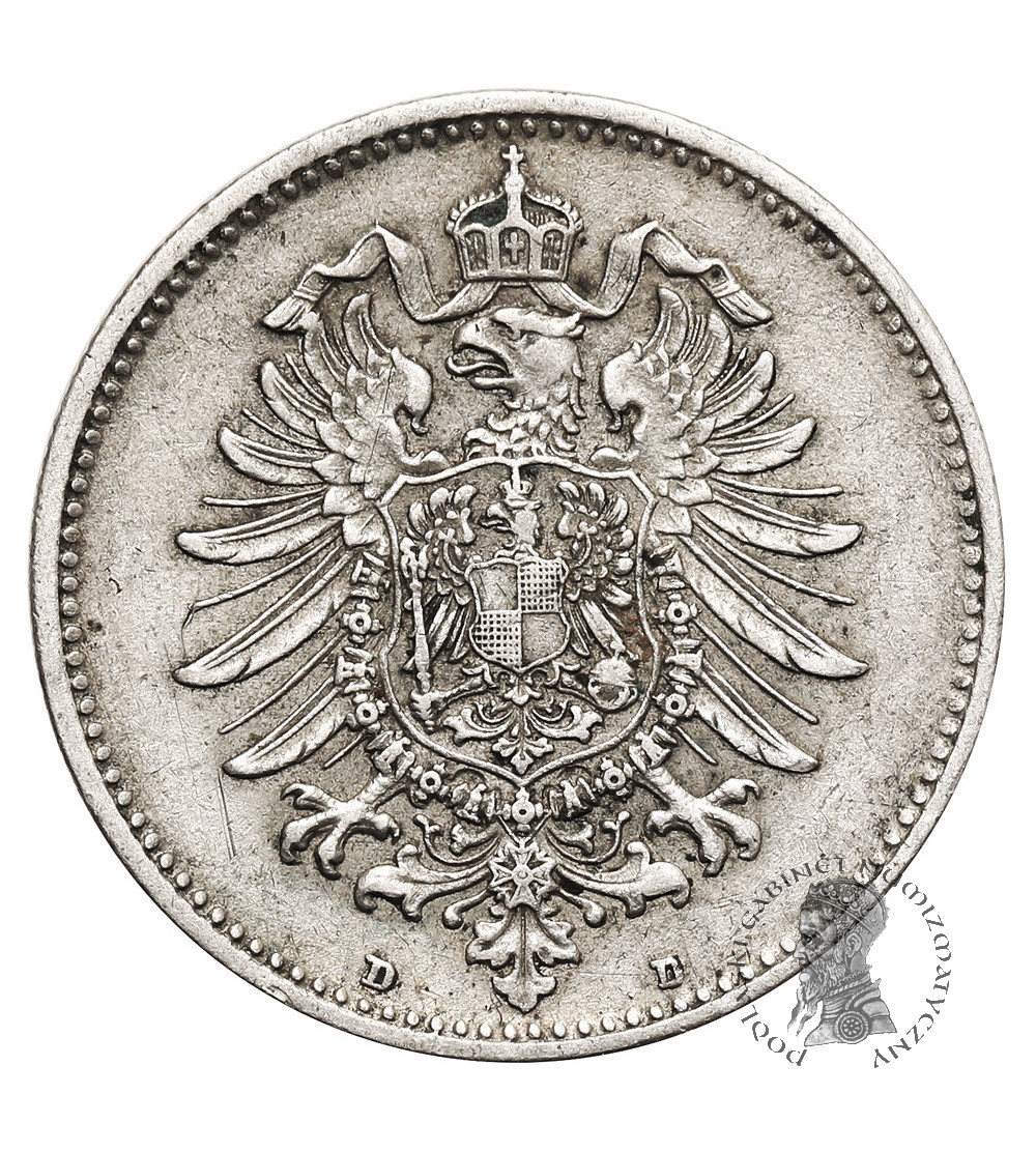 Germany, German Empire (1871–1918), Wilhelm I (1871–1888). 1 Mark 1874 D, Munich