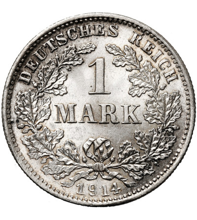 Germany, German Empire (1871–1918), William II (1888-1918). 1 Mark 1914 D, Munich