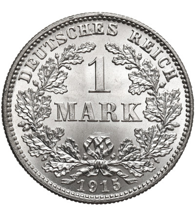 Germany, German Empire (1871–1918), William II (1888-1918). 1 Mark 1915 J, Hamburg