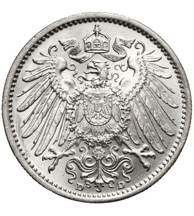 Niemcy, Cesarstwo Niemieckie (1871-1918), William II (1888-1918). 1 marka 1915 D, Monachium