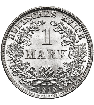 Germany, German Empire (1871–1918), William II (1888-1918). 1 Mark 1915 J, Hamburg