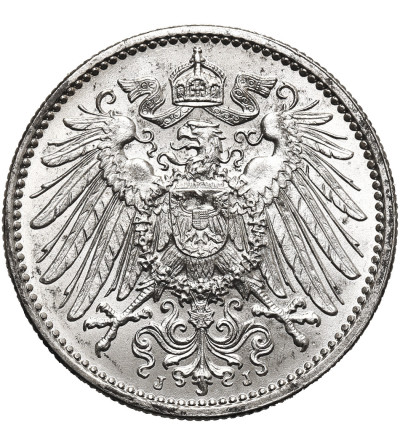 Niemcy, Cesarstwo Niemieckie (1871-1918), William II (1888-1918). 1 marka 1915 J, Hamburg