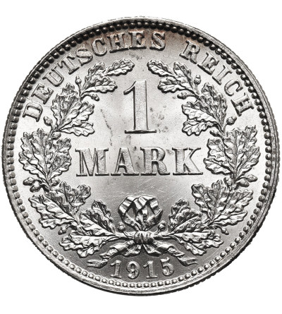 Niemcy, Cesarstwo Niemieckie (1871-1918), William II (1888-1918). 1 marka 1915 J, Hamburg