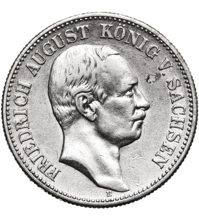 Germany, Saxony. Friedrich August III (1904-1918). 2 Marks 1908 E, Muldenhütten