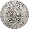 Germany, Baden, Frederick I (Friedrich I) (1856–1907). 5 Marks 1876 G, Karlsruhe