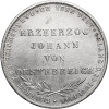 Germany, Free City of Frankfurt. 1848 Doppelgulden, Archduke John of Austria elected vicar