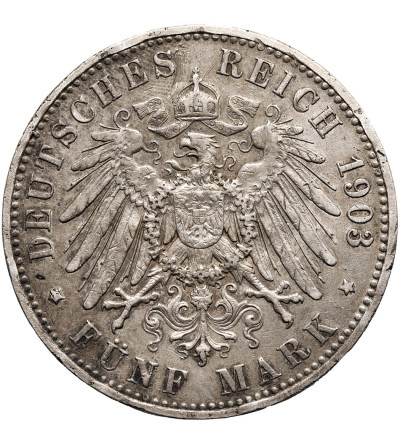 Germany, Prussia, Wilhelm II (1888-1918). 5 Marks 1903 A, Berlin
