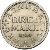 Niemcy, Republika Weimarska (1918-1933). 3 marki 1924 A, Berlin