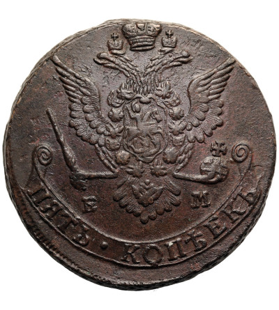 Rosja, Katarzyna II 1762-1796. 5 kopiejek 1778 EM, Jekaterinburg