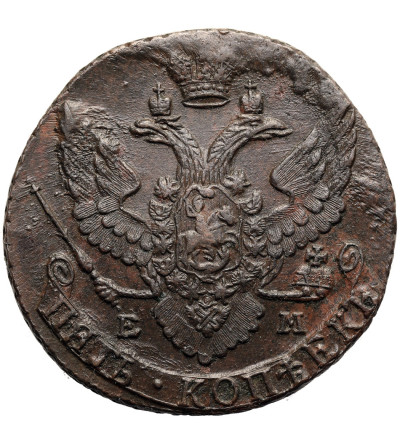 Rosja, Katarzyna II 1762-1796. 5 kopiejek 1794 EM, Jekaterinburg