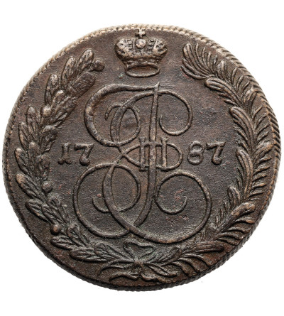 Russia, Catherine II 1762-1796. 5 Kopeks 1787 KM, Kolyvan / Suzun
