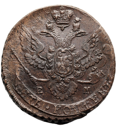 Rosja, Katarzyna II 1762-1796. 5 kopiejek 1789 EM, Jekaterinburg
