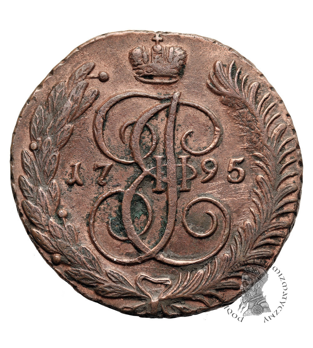 Rosja, Katarzyna II 1762-1796. 5 kopiejek 1795 AM, Annensk