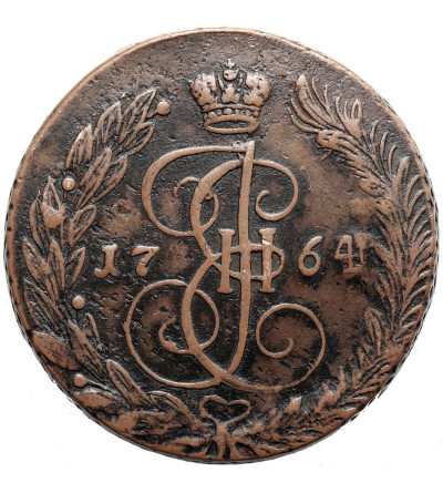 Rosja, Katarzyna II 1762-1796. 5 kopiejek 1764 EM, Jekaterinburg