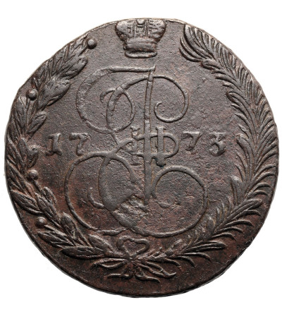 Russia, Catherine II 1762-1896. 5 Kopeks 1773 EM, Ekaterinburg