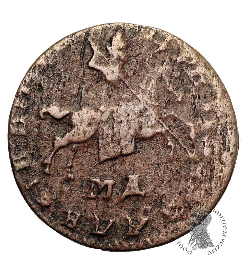Russia, Peter I The Great 1699-1725. Kopek 1710 (҂АѰI) / MД, Moscow, Kadashevsky Mint