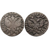 Russia, Peter I The Great 1699-1725. Set 2 x Denga (1/2 Kopek) 1704 (҂AѰД), Moscow, Kadashevsky Mint