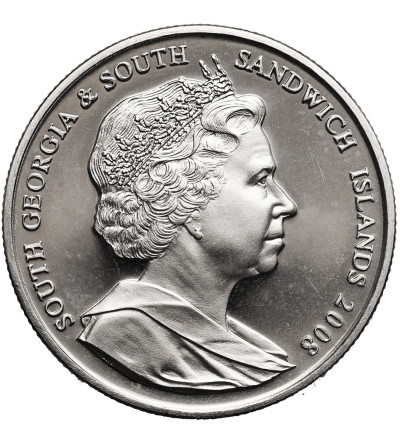 South Georgia and the South Sandwich Islands, Elizabeth II (1952–2022). 2 Pounds 2008, Elizabeth II—the longest-reigning monarch