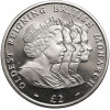 Georgia Południowa i Sandwich Południowy, Elżbieta II (1952-2022). 2 funty 2008, Elżbieta II – najstarsza panująca monarchini