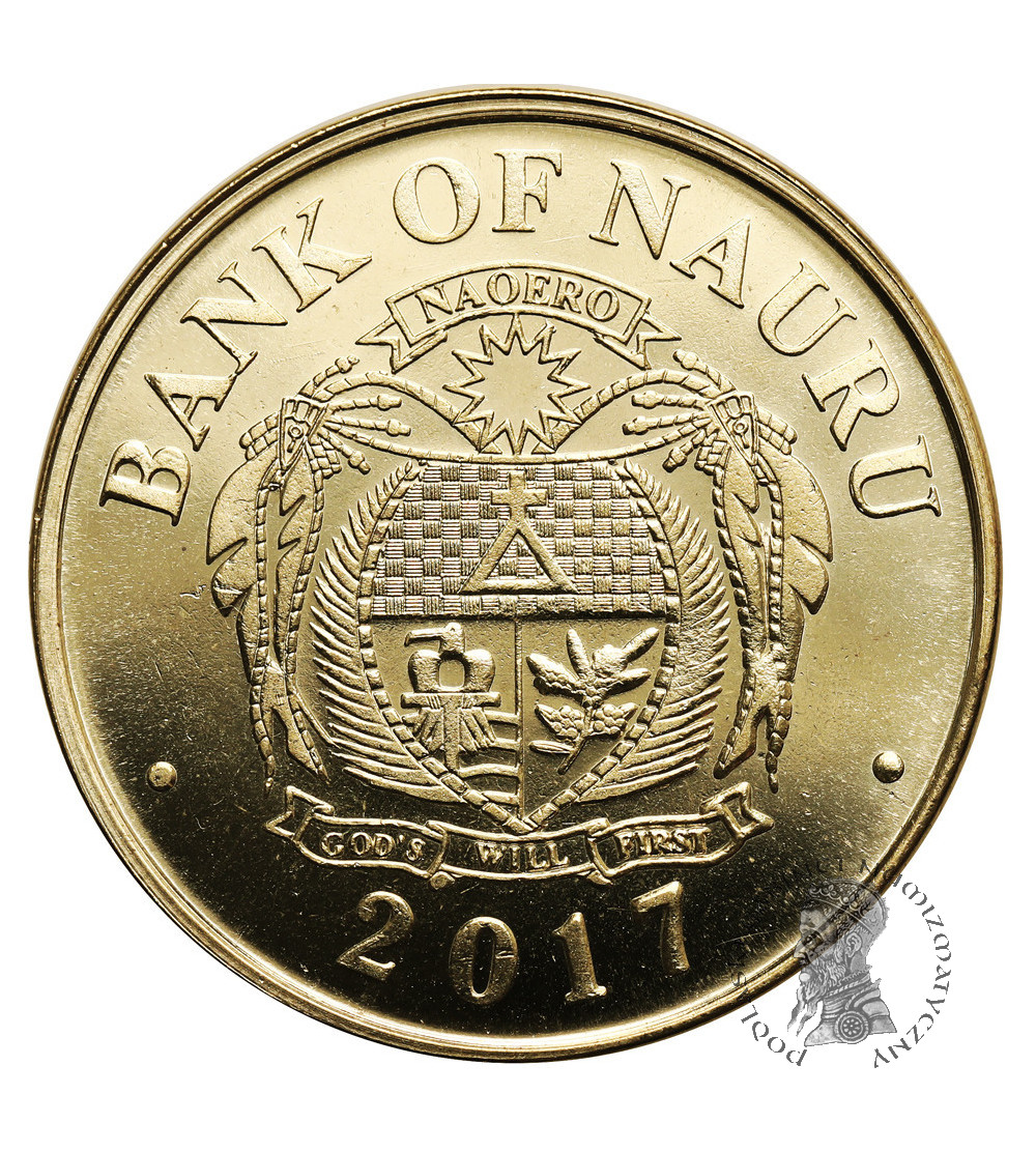 Nauru, Elżbieta II (1952-2022). 5 dolarów 2017, Kontradmirał Hipper