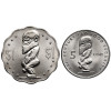 Cook Islands, Elizabeth II (1952–2022). Set of 5 Cents 2000 and 1 Dollar 2003
