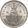 Nowa Zelandia, Elżbieta II (1952-2022). 1 Korona 1953, Koronacja królowej Elżbiety II