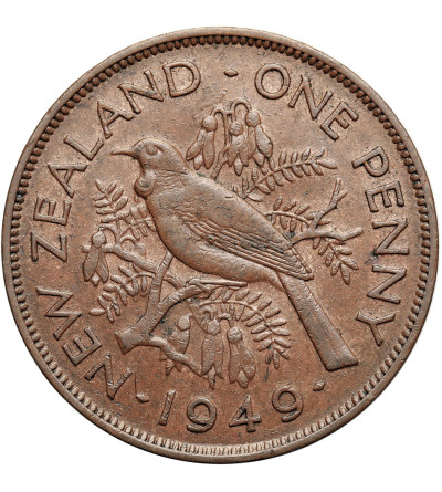 Nowa Zelandia, Jerzy VI (1936-1952). 1 penny 1949