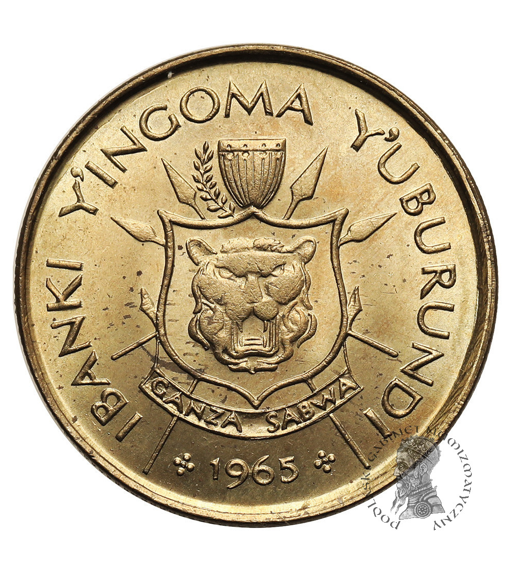 Burundi, Mwambutsa IV (1962-1966). 1 Franc 1965