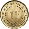Burundi, Mwambutsa IV (1962-1966). 1 frank 1965