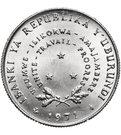 Burundi. 5 franków 1971