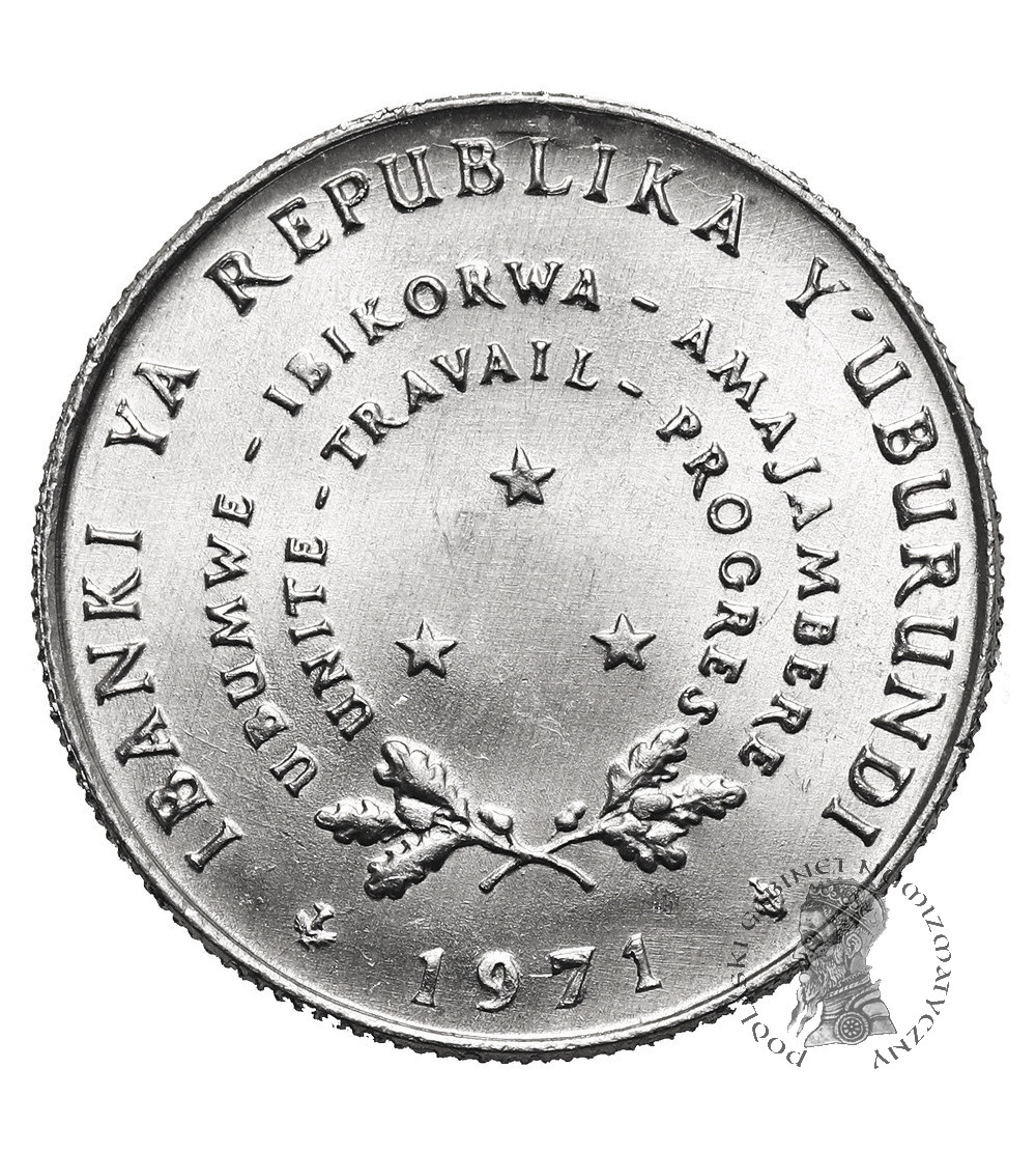 Burundi. 5 franków 1971
