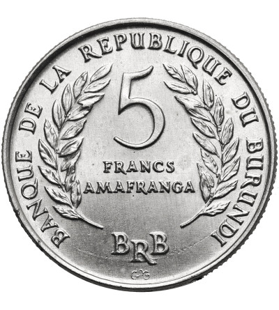 Burundi. 5 franków 1971