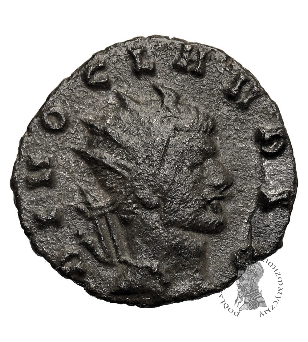 Rzym Cesarstwo, Divus Klaudiusz II Gocki, 268-270. AE Antoninian, pośmiertny po 270 AD, mennica Rzym - CONSECRATIO