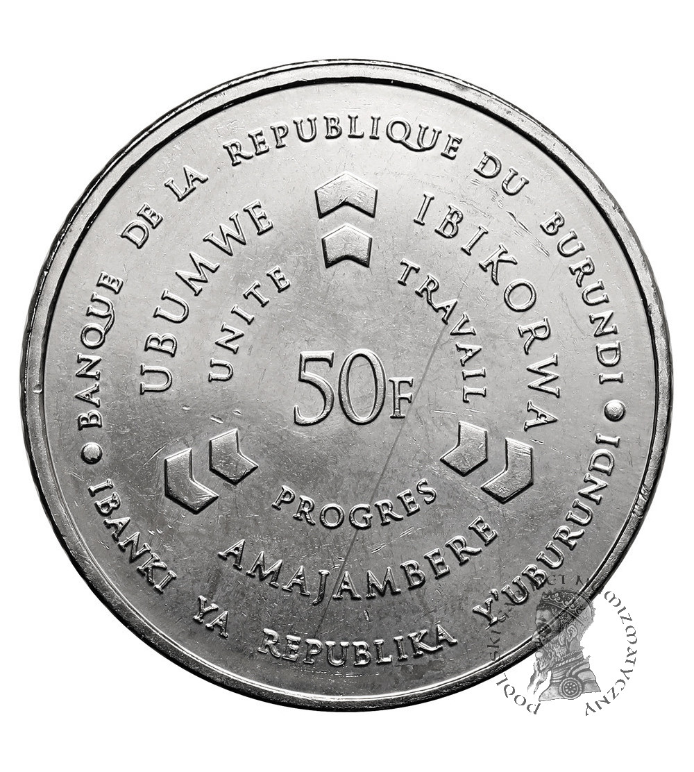Burundi. 50 franków 2011