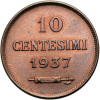 San Marino. 10 Centesimi 1937