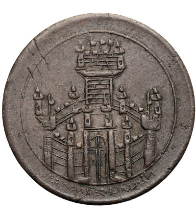 Belgia, Antwerpia, Leopold II (1865-1909). Żeton / token 1894 z Expo w Antwerpii, "Wyck Ovd Antwerpen"