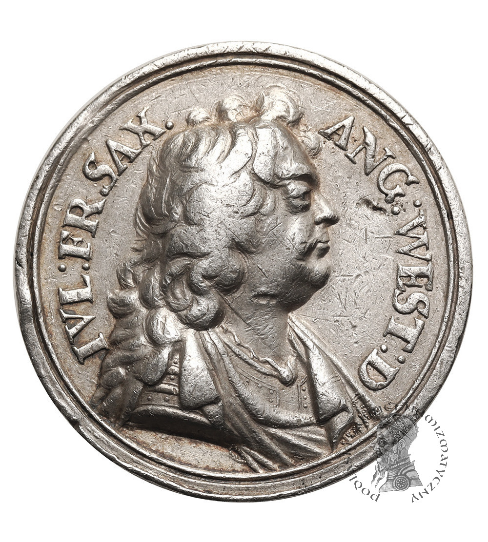 Germany, Duchy of Lauenburg, Duke Julius Franz (1666–1689). Undated silver medal (c. 1678) commemorating his outstanding military service in the fight against the Ottoman Empire