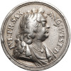 Niemcy, Księstwo Lauenburga, Książę Julius Franz (1666–1689). Srebrny medal bez daty (c.1678) upamiętniający jego wybitne zasługi wojskowe w walce z Imperium Osmańskim