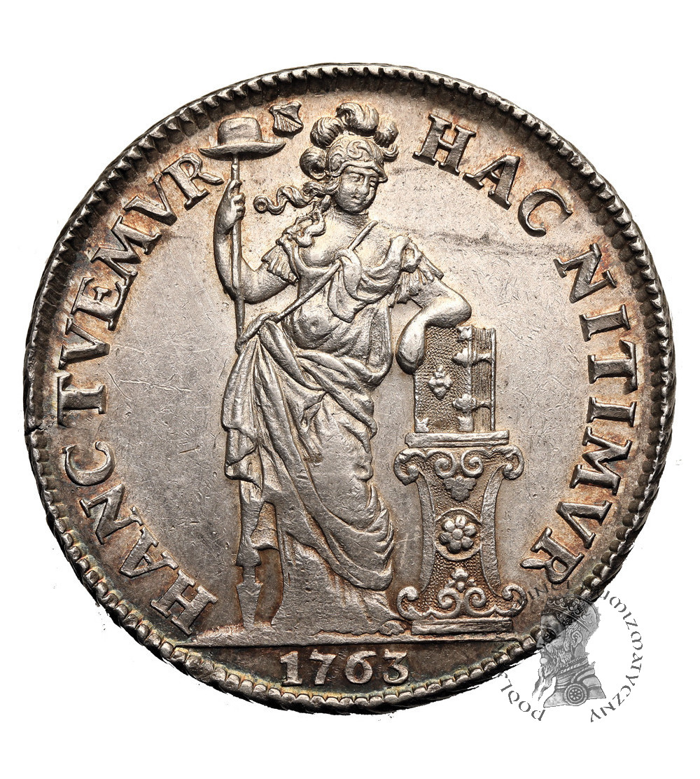 Niderlandy, Prowincja Utrecht (1581-1795). 3 Guldeny 1763, Utrecht