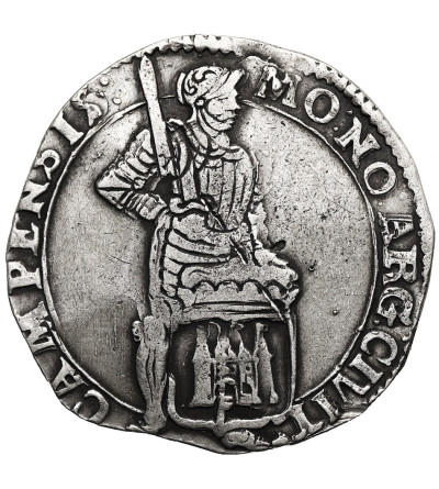 Netherlands, City Kampen (Campen). Zilveren Dukaat / Silver Ducat 1677, Kampen, mint mark horseman