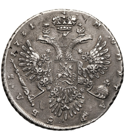 Rosja, Anna 1730-1740. Rubel 1731, Moskwa