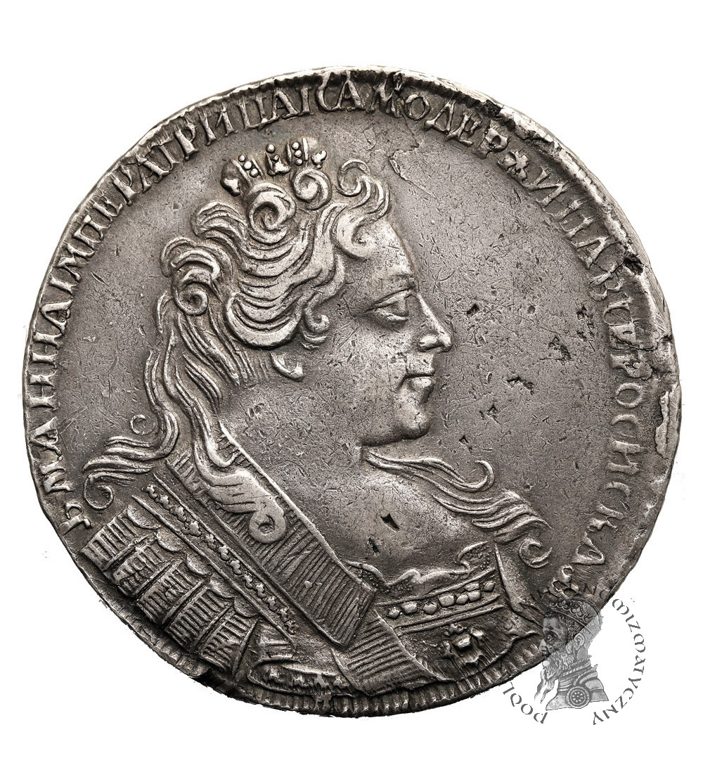 Rosja, Anna 1730-1740. Rubel 1731, Moskwa
