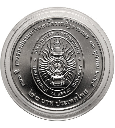 Tajlandia, Phra Vajira Klao (Rama X / Vajiralongkorn) (od 2016 r. do chwili obecnej). 20 Baht BE 2565 / 2022 AD, 130 rocznica powstania Uniwersytetu Phranakhon Rajabhat