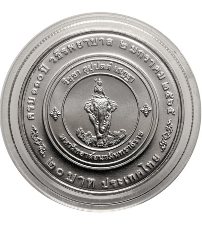 Thailand, Phra Vajira Klao (Rama X / Vajiralongkorn) (2016 - date). 20 Baht BE 2565 / 2022 AD, 110th Anniversary of Vajira Hospital