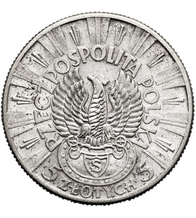 Polska. 5 złotych 1934,  Józef Piłsudski - orzeł strzelecki