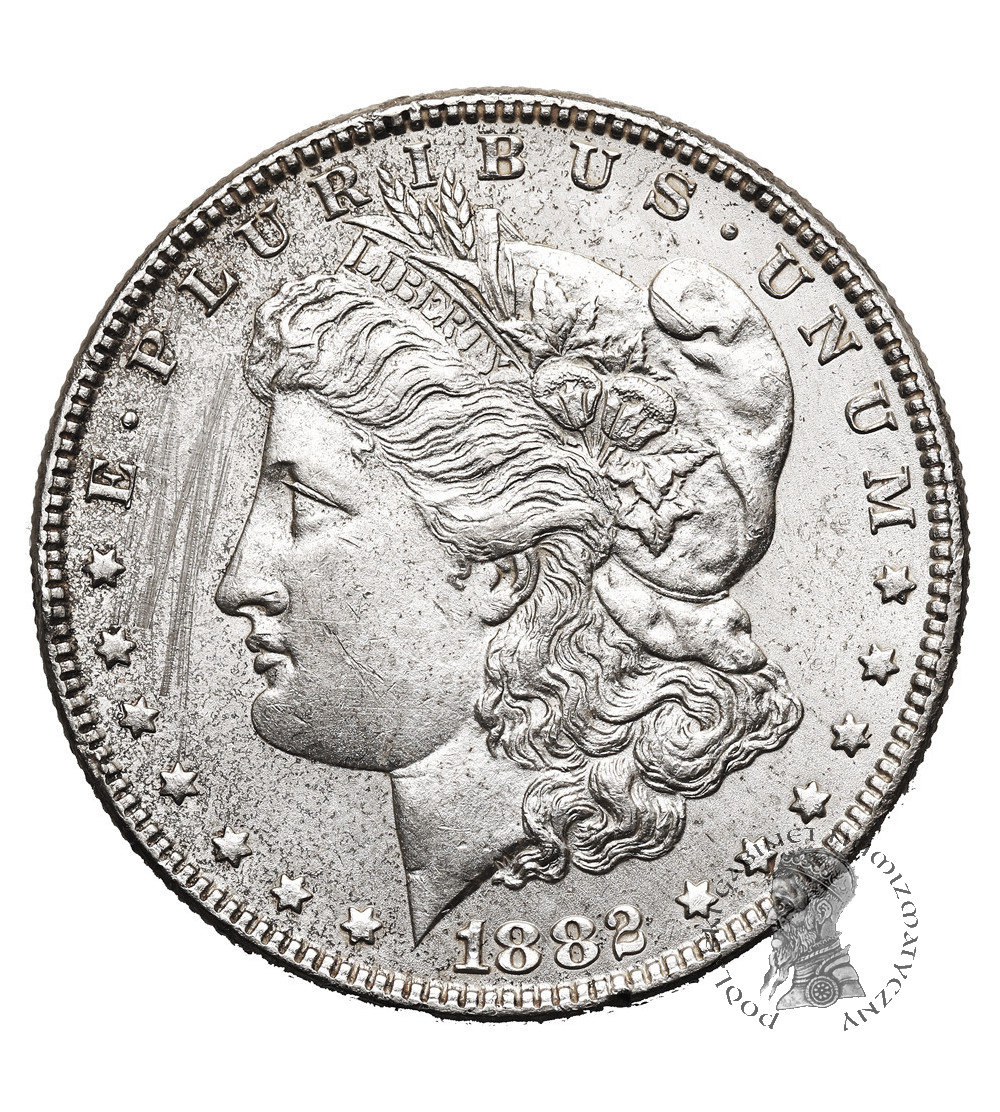 USA. Morgan Dolar 1882, Filadelfia